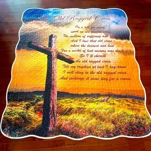 New The Old Rugged Cross Throw